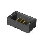 Samtec UMPT Series Straight Through Hole PCB Header, 3 Contact(s), 2.0mm Pitch, 1 Row(s), Shrouded