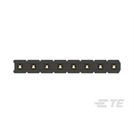 TE Connectivity AMPMODU Series Straight Through Hole Pin Header, 10 Contact(s), 2.0mm Pitch, 1 Row(s), Unshrouded