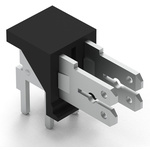 Wurth Elektronik WR-FAST Series Right Angle PCB Header, 2 Contact(s), 5.08mm Pitch, 1 Row(s), Shrouded