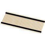 Wurth Elektronik WR-PHD Series Horizontal Pin Header, 32 Contact(s), 2.54mm Pitch, 1 Row(s), Unshrouded