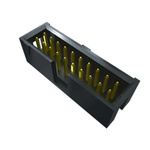 Samtec HTSS Series Right Angle Surface Mount PCB Header, 10 Contact(s), 2.54mm Pitch, 2 Row(s), Shrouded