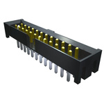 Samtec STMM Series Straight Surface Mount PCB Header, 10 Contact(s), 2.0mm Pitch, 2 Row(s), Shrouded