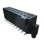 Samtec TFC Series Vertical Surface Mount PCB Header, 20 Contact(s), 1.27mm Pitch, 2 Row(s), Shrouded