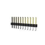 Amphenol Communications Solutions Bergstik Series Through Hole Pin Header, 6 Contact(s), 2.54mm Pitch, 1 Row(s),