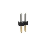 Amphenol ICC Minitek Series Through Hole Pin Header, 2 Contact(s), 2.0mm Pitch, 1 Row(s), Unshrouded