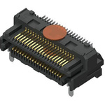 Samtec LSHM Series Surface Mount PCB Header, 40 Contact(s), 0.5mm Pitch, 2 Row(s), Shrouded
