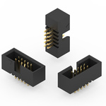 Wurth Elektronik WR-BHD Series Straight PCB Header, 34 Contact(s), 1.27mm Pitch, 2 Row(s), Shrouded