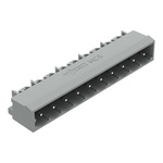 Wago 231 Series Angled PCB Mount PCB Header, 10 Contact(s), 5mm Pitch, 1 Row(s), Shrouded