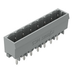 Wago 231 Series Straight Vertical/Horizontal Mount Header, 7 Contact(s), 1mm Pitch, 1 Row(s), Unshrouded