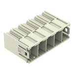 Wago 832 Series Angled PCB Mount PCB Header, 5 Contact(s), 10.16mm Pitch, 1 Row(s), Shrouded