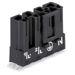Wago 770 Series Straight PCB Mount PCB Header, 4 Contact(s), 10mm Pitch, 1 Row(s), Shrouded