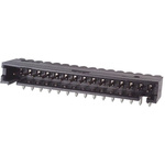 TE Connectivity AMPMODU MOD II Series Right Angle Through Hole PCB Header, 15 Contact(s), 2.54mm Pitch, 1 Row(s),