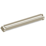TE Connectivity Free Height Series Straight Surface Mount PCB Header, 140 Contact(s), 0.8mm Pitch, 2 Row(s), Shrouded