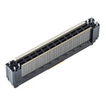 Hirose FunctionMAX FX18 Series Straight Surface Mount PCB Header, 120 Contact(s), 0.8mm Pitch, 2 Row(s), Shrouded