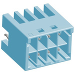TE Connectivity Grace Inertia Series Straight Through Hole PCB Header, 8 Contact(s), 3.3mm Pitch, 2 Row(s), Shrouded