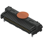 Samtec LSEM Series Right Angle Surface Mount PCB Header, 100 Contact(s), 0.8mm Pitch, 2 Row(s), Shrouded