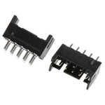 Hirose DF11 Series Straight Through Hole PCB Header, 10 Contact(s), 2.0mm Pitch, 2 Row(s), Shrouded
