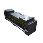 Samtec T2M Series Straight Through Hole PCB Header, 10 Contact(s), 2.0mm Pitch, 2 Row(s), Shrouded