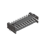 Hirose DF11 Series Right Angle Through Hole PCB Header, 20 Contact(s), 2.0mm Pitch, 2 Row(s), Shrouded
