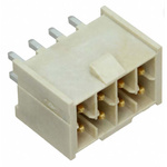 Samtec IPL1 Series Straight Through Hole PCB Header, 6 Contact(s), 2.54mm Pitch, 2 Row(s), Shrouded
