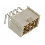 Samtec IPL1 Series Right Angle Through Hole PCB Header, 8 Contact(s), 2.54mm Pitch, 2 Row(s), Shrouded