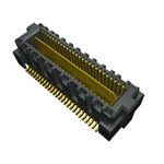 Samtec QMS Series Right Angle Surface Mount PCB Header, 156 Contact(s), 0.635mm Pitch, 2 Row(s), Shrouded
