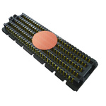 Samtec SEAM Series Straight PCB Header, 200 Contact(s), 1.27mm Pitch, 4 Row(s), Shrouded