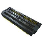 Samtec LTH Series Horizontal PCB Header, 40 Contact(s), 0.5mm Pitch, 2 Row(s)