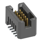 Samtec TFM Series Vertical PCB Header, 10 Contact(s), 1.27mm Pitch, 2 Row(s)