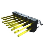 Samtec TSM Series Horizontal Surface Mount Pin Header, 5 Contact(s), 2.54mm Pitch, 1 Row(s), Unshrouded