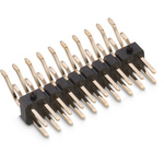 Wurth Elektronik WR-PHD Series Angled PCB Header, 4 Contact(s), 2.0mm Pitch, 2 Row(s)