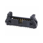 Samtec EJH Series Through Hole PCB Header, 20 Contact(s), 2.54mm Pitch, 2 Row(s), Shrouded