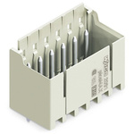 Wago 2091 Series Straight PCB Mount PCB Header, 10 Contact(s), 3.5mm Pitch, 1 Row(s), Shrouded