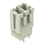 Wago 831 Series Straight PCB Mount PCB Header, 2 Contact(s), 7.62mm Pitch, 1 Row(s), Shrouded