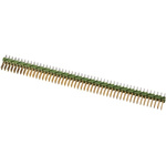 TE Connectivity AMPMODU MOD II Series Straight Through Hole Pin Header, 100 Contact(s), 2.54mm Pitch, 2 Row(s),