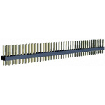 TE Connectivity AMPMODU MOD II Series Straight Through Hole Pin Header, 80 Contact(s), 2.54mm Pitch, 2 Row(s),