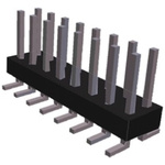 TE Connectivity AMPMODU MOD II Series Straight Surface Mount Pin Header, 16 Contact(s), 2.54mm Pitch, 2 Row(s),