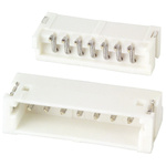JST ZH Series Right Angle Surface Mount PCB Header, 7 Contact(s), 1.5mm Pitch, 1 Row(s), Shrouded