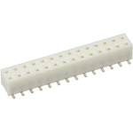 Hirose, A3 2mm Pitch 28 Way 2 Row Straight PCB Socket, Surface Mount, Solder Termination