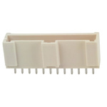Hirose DF1E Series Straight Through Hole PCB Header, 12 Contact(s), 2.5mm Pitch, 1 Row(s), Shrouded