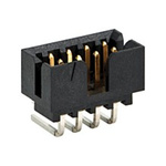 Molex Milli-Grid Series Right Angle Through Hole PCB Header, 10 Contact(s), 2.0mm Pitch, 2 Row(s), Shrouded