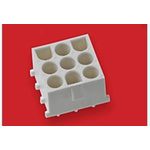 Molex MLX Series Straight Through Hole PCB Header, 4 Contact(s), 6.35mm Pitch, 1 Row(s), Shrouded