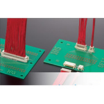 Hirose DF13 Series Right Angle Through Hole PCB Header, 14 Contact(s), 1.25mm Pitch, 1 Row(s), Shrouded
