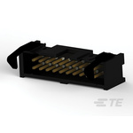 TE Connectivity AMP-LATCH Series Straight Through Hole PCB Header, 20 Contact(s), 2.54mm Pitch, 2 Row(s), Shrouded