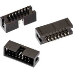 Wurth Elektronik WR-BHD Series Straight PCB Header, 10 Contact(s), 2.54mm Pitch, 2 Row(s)