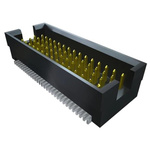 Samtec TOLC Series Horizontal Surface Mount PCB Header, 80 Contact(s), 1.27mm Pitch, 4 Row(s), Shrouded