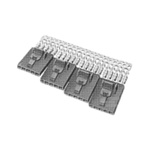 TE Connectivity AMPMODU MTE Series PCB Header, 3 Contact(s), 2.54mm Pitch, 1 Row(s)