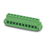 Phoenix Contact MSTB Series Straight PCB Connector, 11 Contact(s), 5mm Pitch, 1 Row(s)