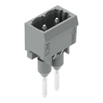 Wago 231 Series Straight Rail Mount PCB Header, 2 Contact(s), 5mm Pitch, 1 Row(s), Shrouded