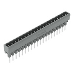 Wago 231 Series Straight PCB Mount PCB Header, 20 Contact(s), 5mm Pitch, 1 Row(s), Shrouded